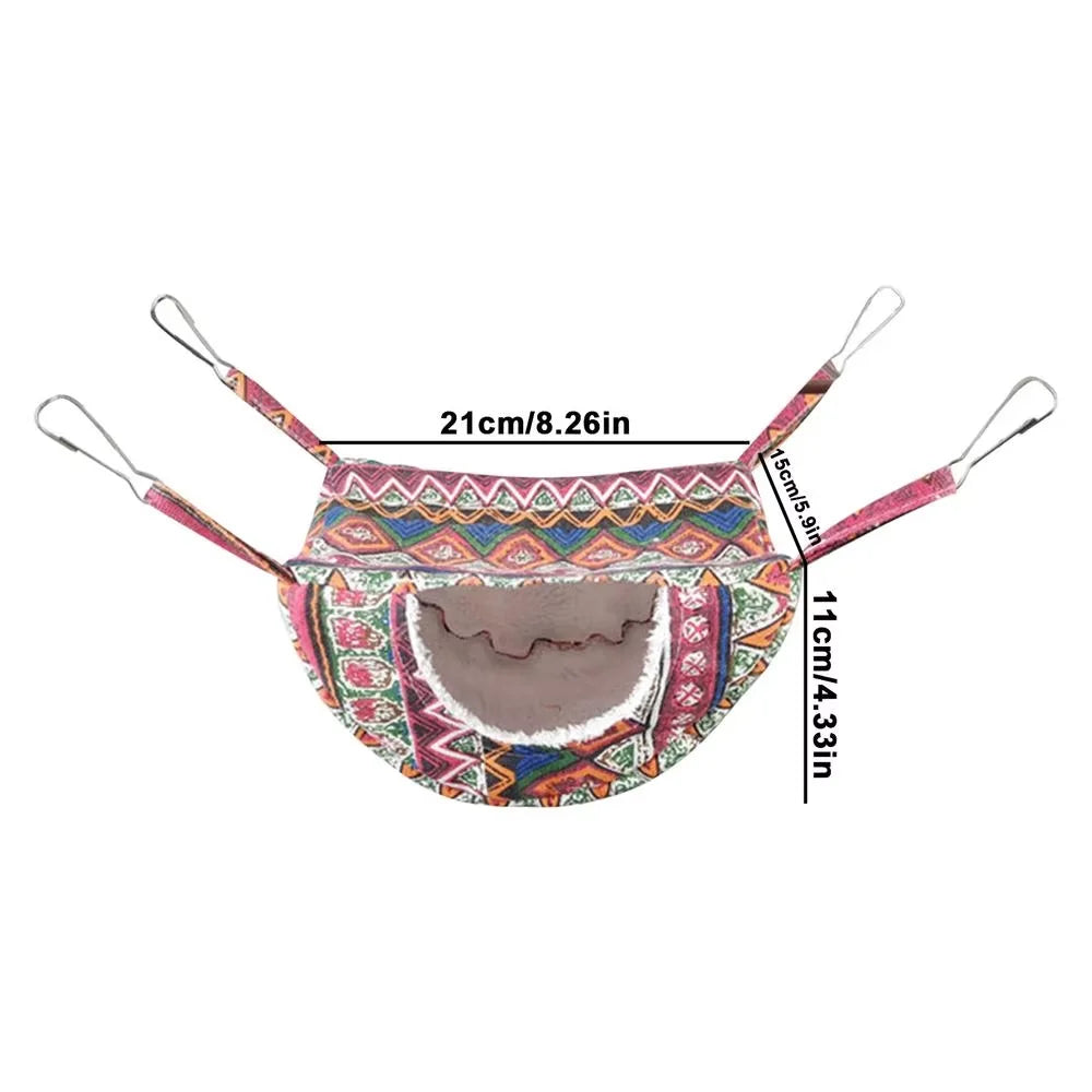 Ferret Hammock for Cage ,Guinea Pig Hideout Mouse Hammock Ferret Bed,Hamster Bed, Hanging Hammock,Warm Bed for Ferret,Chinchilla