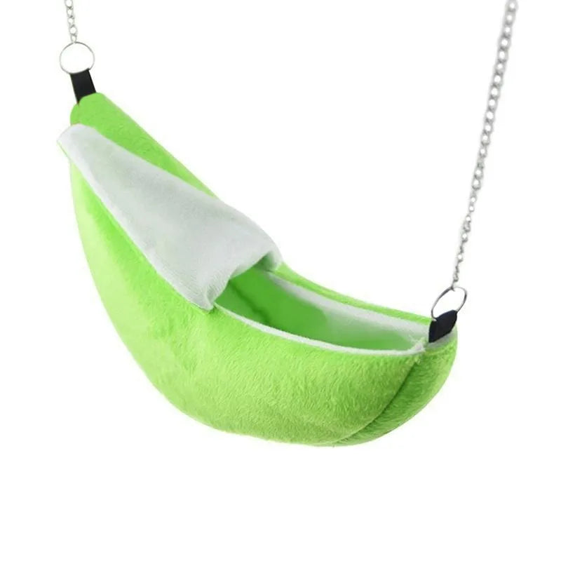 Hamster Soft Warm Bed Rat Hammock Pig Squirrel Winter Pet Toy Hamster Cage House Hanging Nest+Mat House Bed Animal Mice Rat Nest
