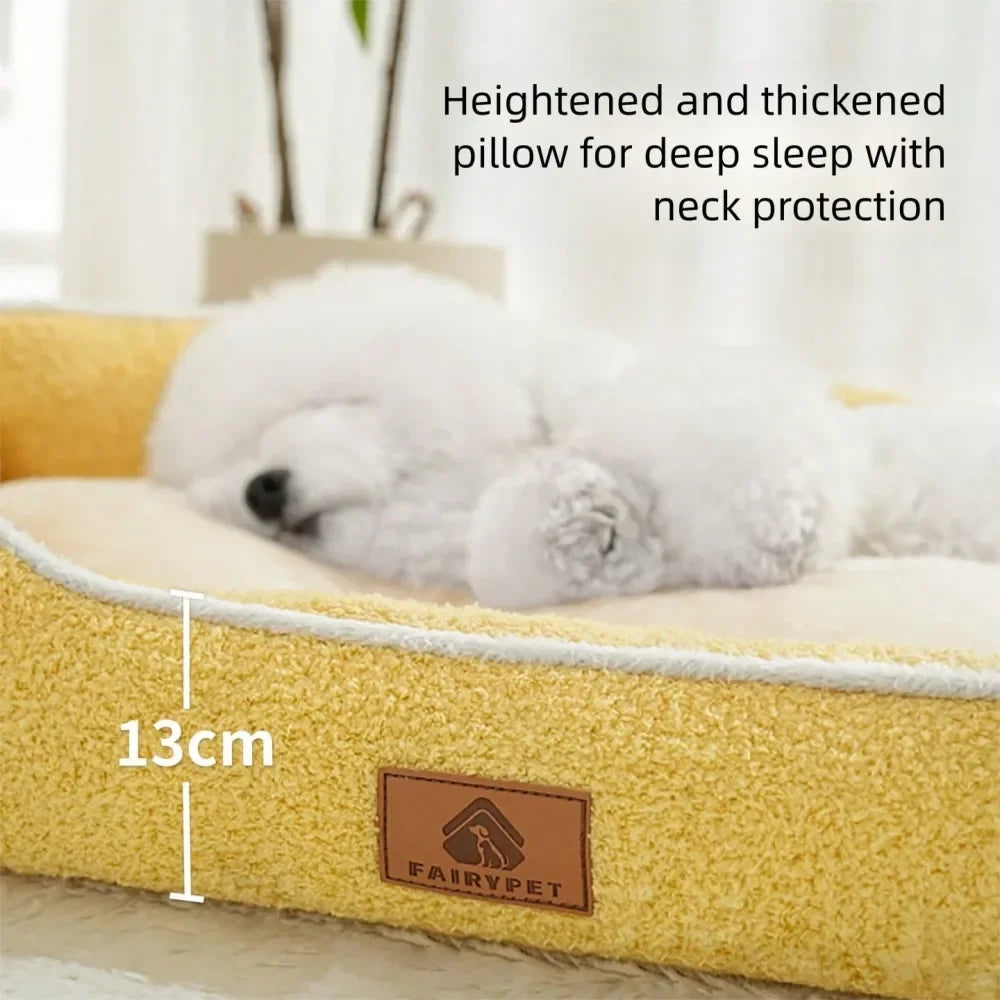 Dog Supplies Pet Furniture And Beds Dog Bed Pet Bed, Plush Thickened Dog Bed, ChResistant Nest For Small Medium Large Dogs, Soft