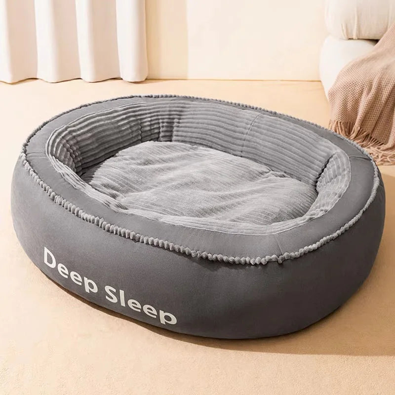 1PC Extra Large Dog Bed XL 120*90*23cm/47.2*35.4*9in– Plush Round Pet Bed Comfortable And Warm Suitable For Large, Cats And Dog