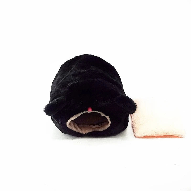Hamster Soft Warm Bed Rat Hammock Pig Squirrel Winter Pet Toy Hamster Cage House Hanging Nest+Mat House Bed Animal Mice Rat Nest