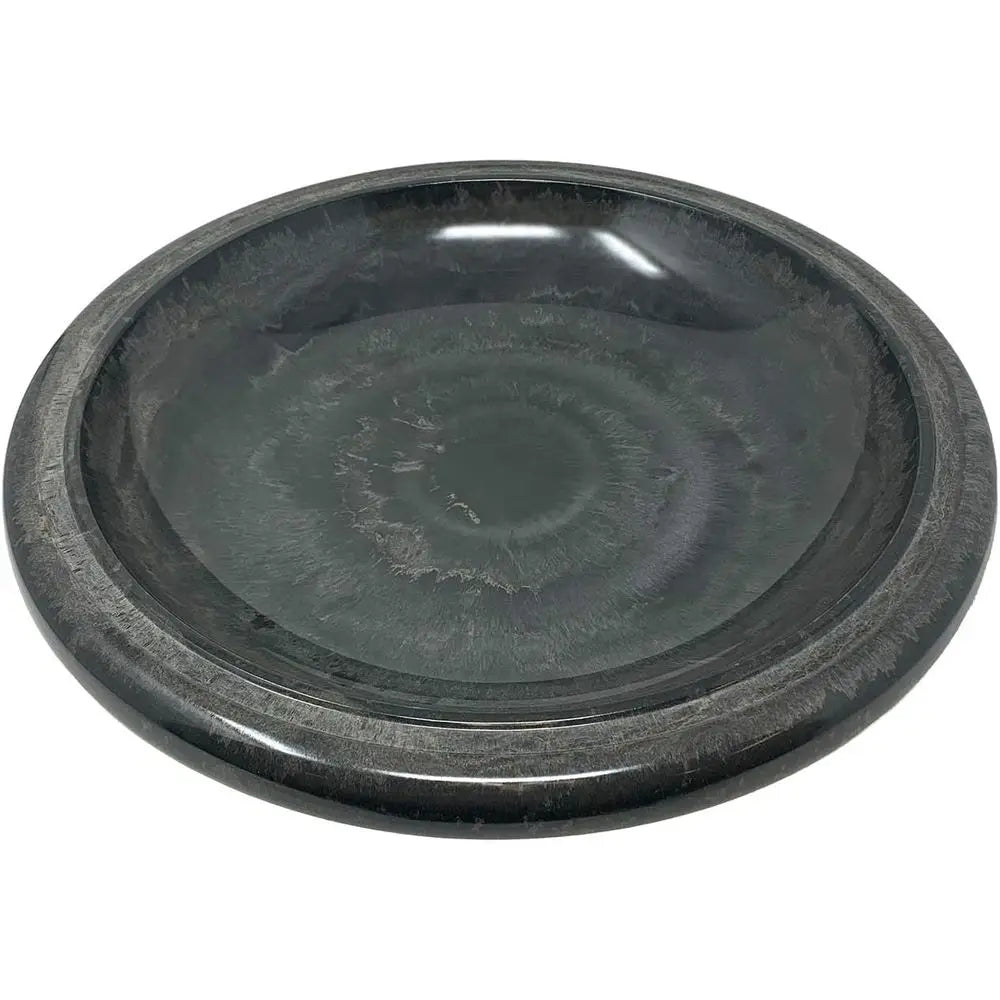 Tierra Garden Birdbath or Outdo- 24" Cool Gray iber Clay Bird Bath Bowl and Stand, Easy Assembly UV-Resistant Bird Baths or Outs