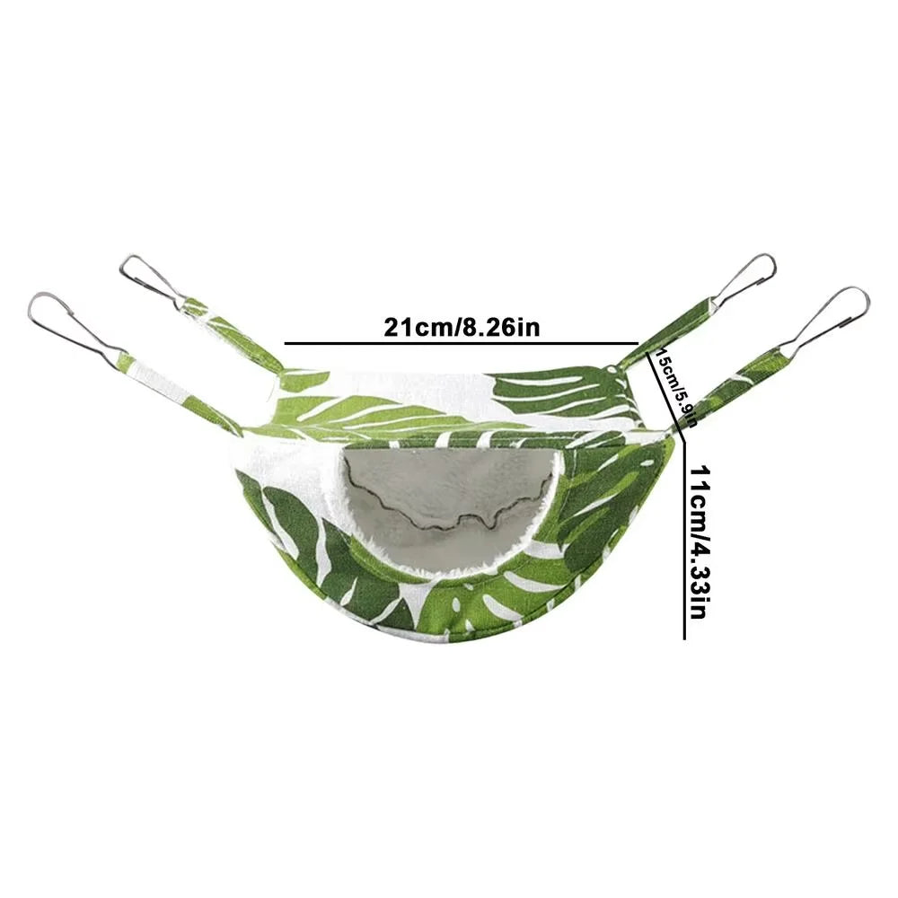 Ferret Hammock for Cage ，Guinea Pig Hideout Mouse Hammock Ferret Bed,Hamster Bed, Hanging Hammock,Warm Bed for Ferret,Chinchilla