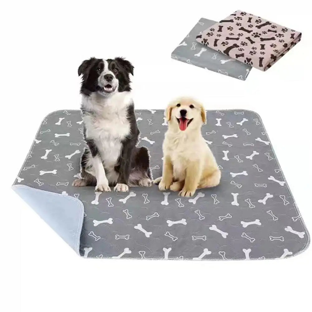 Reusable Dog Pee Pad Blanket Absorbent Diaper Washable Puppy Training Pad Pet Bed Urine Mat for Pet Car Seat Cover Pet Bed