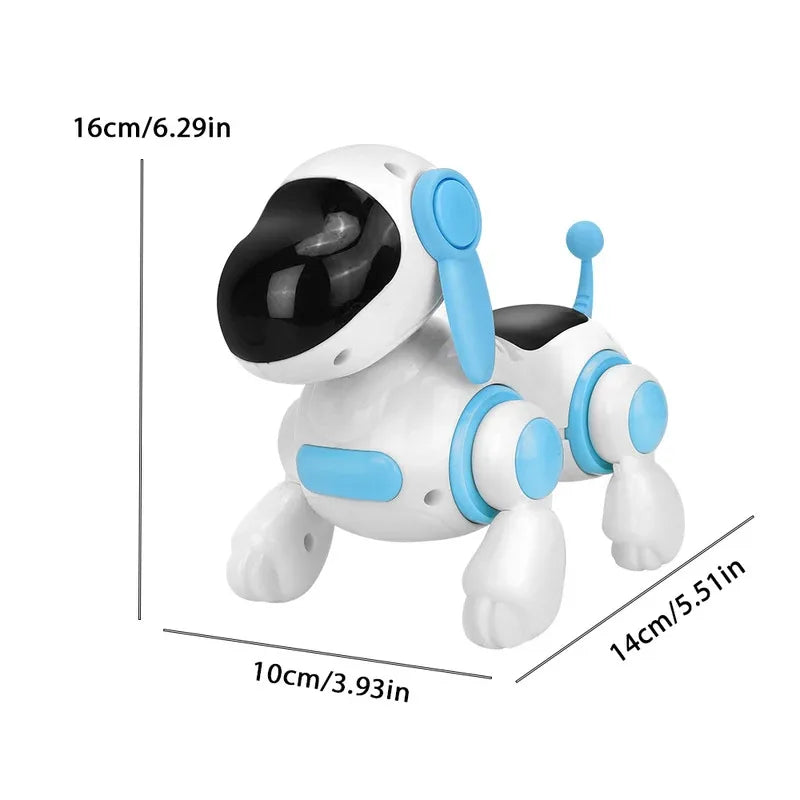 Smart Interactive Robotic Dog Toy, Simulated Walking with Light Sound Music, Crawling Interactive Toy for