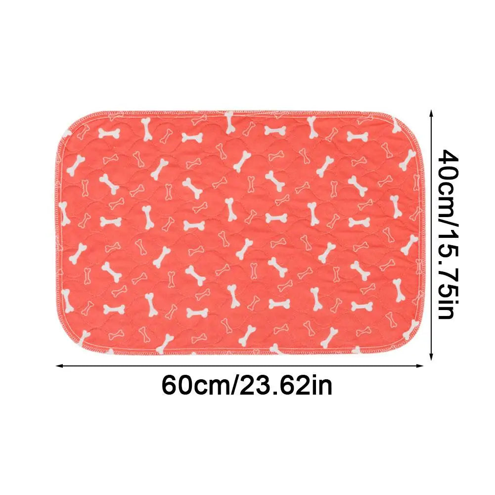 Reusable Dog Pee Pad Blanket Absorbent Diaper Washable Puppy Training Pad Pet Bed Urine Mat for Pet Car Seat Cover Pet Bed