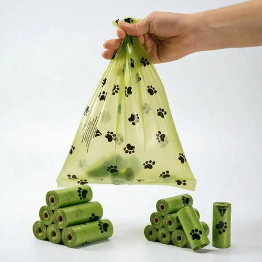 Dog Poop Bags 10 Rolls 150 Counts Cute Animal Print Leak Proof Thick Waste Bags Durable Tear Resistant Portable Pet Poop Bags for Small Dogs Cats Outdoor Walking Travel Pet Care Supplies