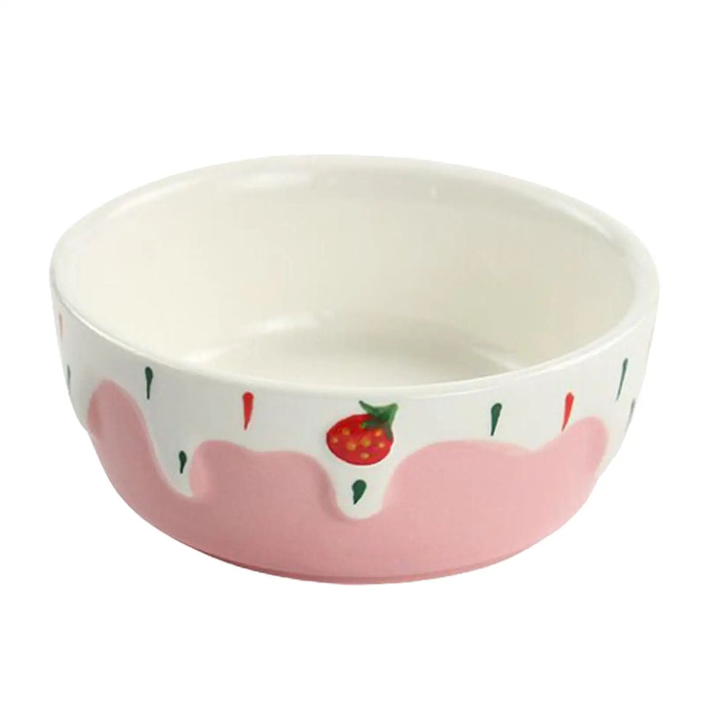 Ceramic Hamster Food Bowl Easy to Clean Portable Small Pets Feeding Dish Rabbit Feeding Bowl for Dwarf Rat Ferret Hamster Gerbil