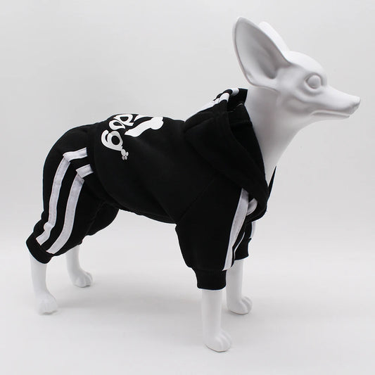 Brand Design Adidog Clothing Dog Jumpsuit Sports Suit Spring Dog Clothes for Small Dogs Chihuahua Terrier Beagle Pet Apparel