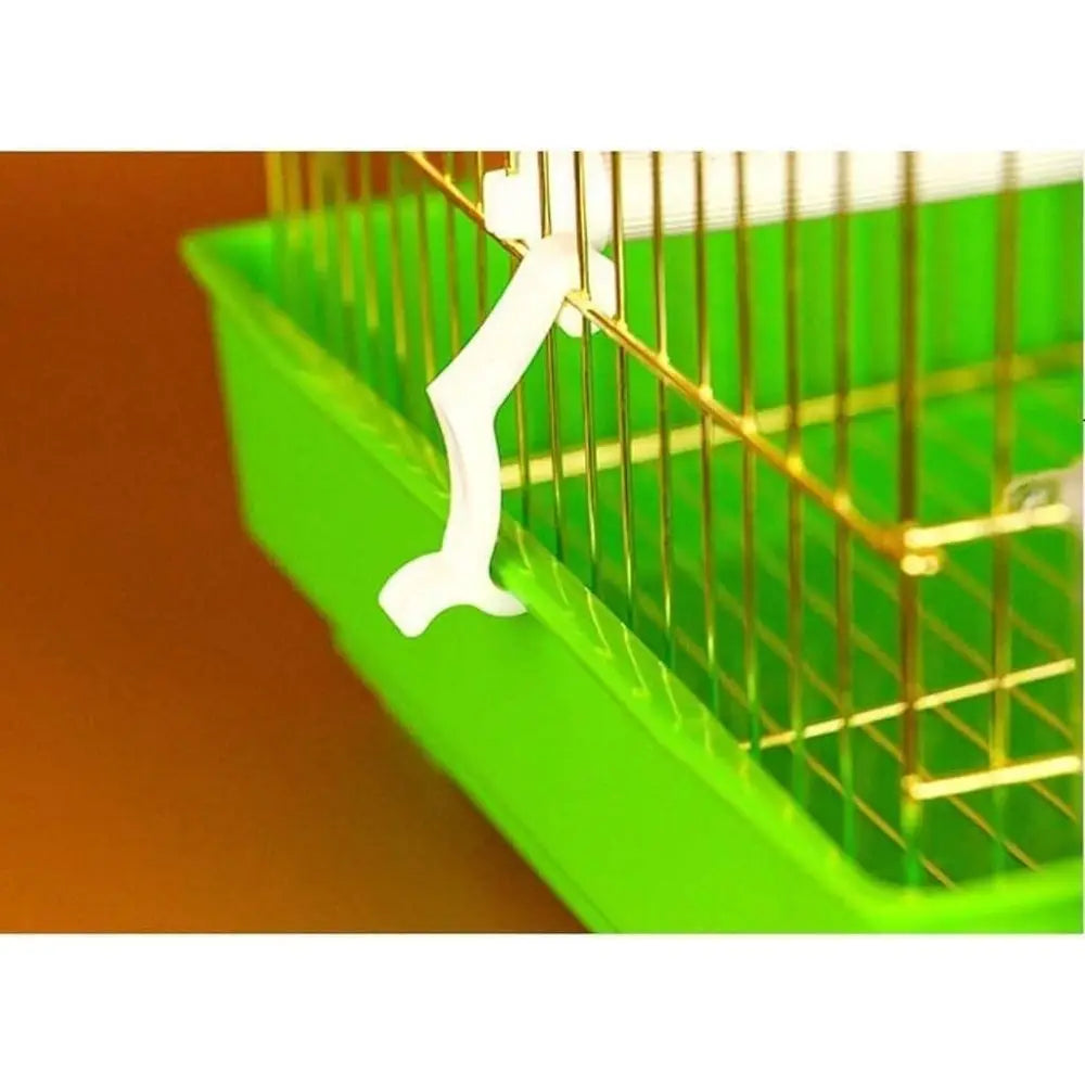 Portable Small Bird Cage for Lovebirds and Budgies - Travel Pet Home with Garden Decor Birdhouse