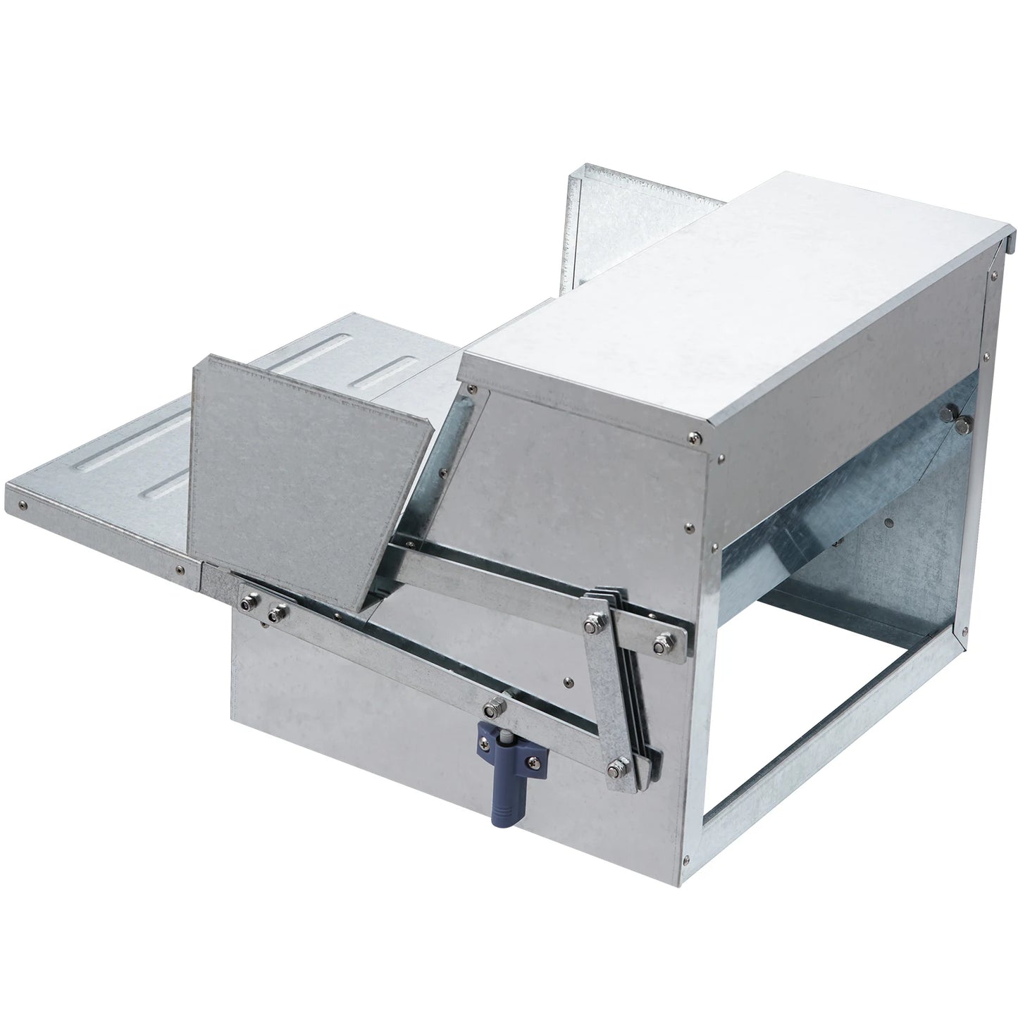 SucceBuy Automatic Chicken Feeder 25 lbs Capacity Feeds 10 Chickens up to 11 Days Galvanized Steel Poultry Feeder
