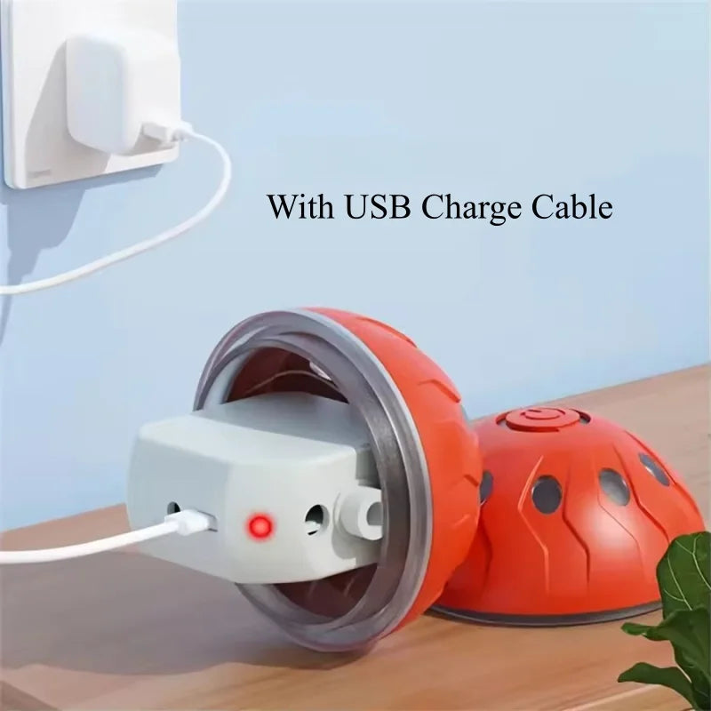 Interactive Smart Dog Ball Toy Electronic USB Powered Moving Bouncing Color Ball for Cats And Dogs Large Medium Size Pet Jumping