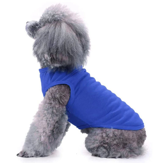 Dog Shirt Clothes, Spring Summer T Shirt Apparel Soft Blank Shirts Clothes For Extra Small Medium Large Extra Large Size Dogs