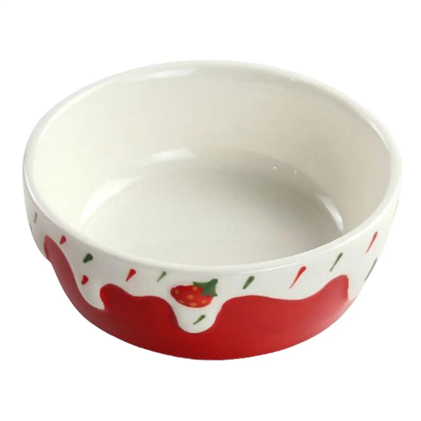 Ceramic Hamster Food Bowl Easy to Clean Portable Small Pets Feeding Dish Rabbit Feeding Bowl for Dwarf Rat Ferret Hamster Gerbil