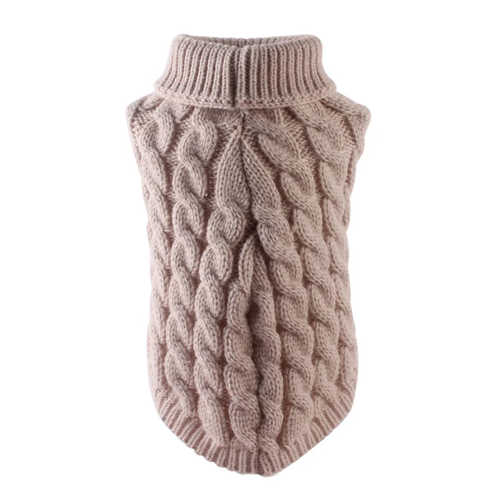 Classic Solid Chihuahua Puppy Dog Sweater for Small Dogs Winter Warm Pet Clothes Yorkshire Schnauzer Pullovers disfraz de perro