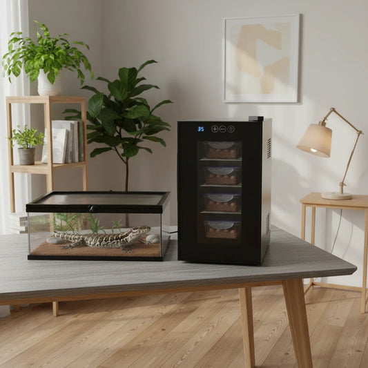 23L Reptile Incubator,Intelligent 23L Reptile Egg Incubator,Constant Temperature& Humidity Reptile Incubator,for Lizards/Turtles