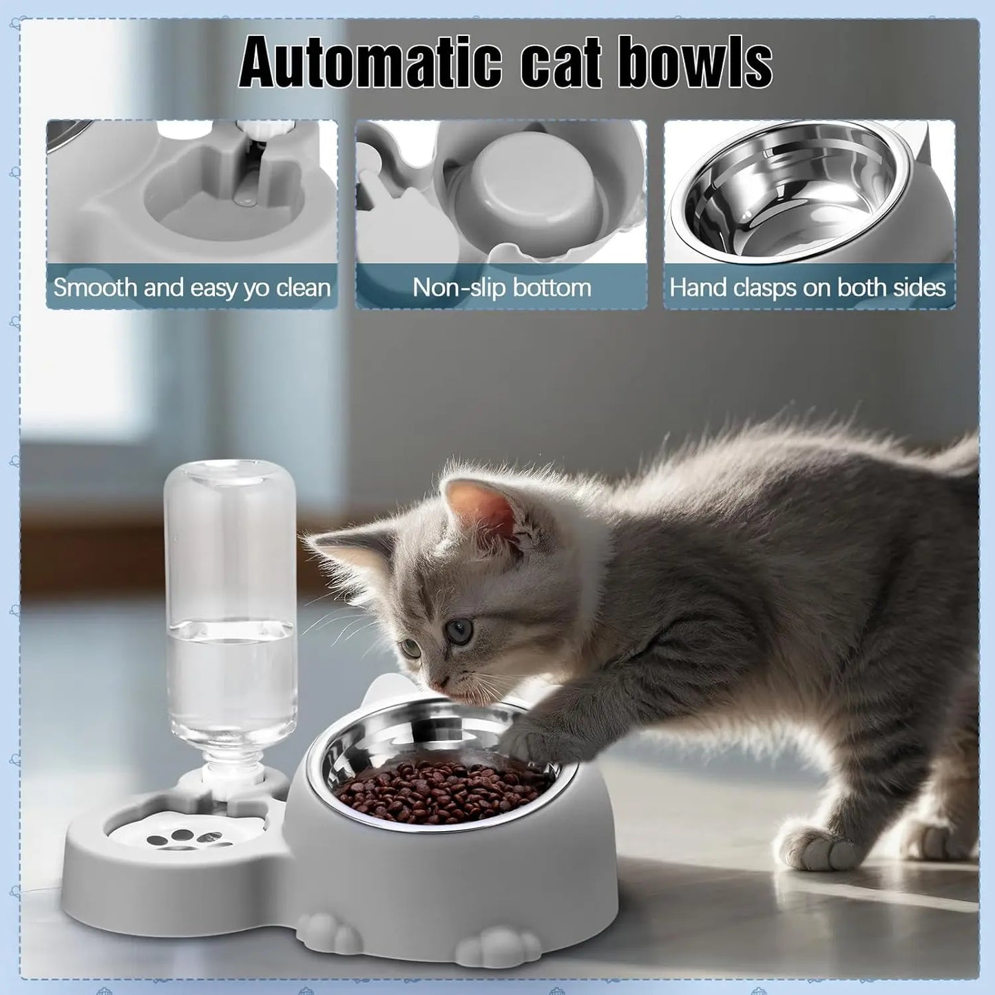 Kitten Starter Kit, 10 Pcs Cat Starter Kit for Indoor Cats Kitten Essentials Includes Litter Box, Pet Toy, Folding Carrier