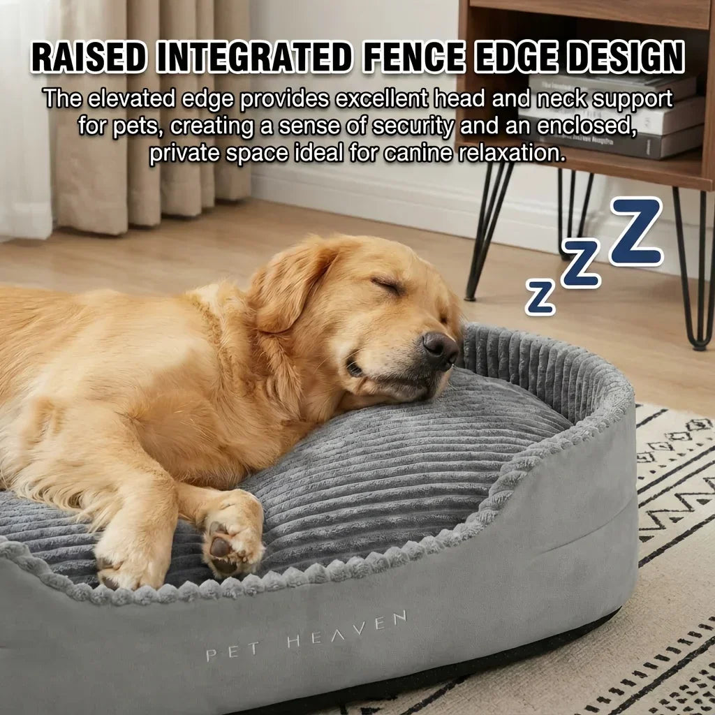 Extra Large Dog Bed XL: 100*80*26cm–  Plush Round Pet Bed Comfortable And Warm Suitable For Large Cats And Dogs Sleeping In