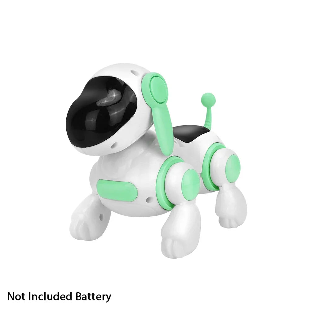 Smart Interactive Robotic Dog Toy, Simulated Walking with Light Sound Music, Crawling Interactive Toy for