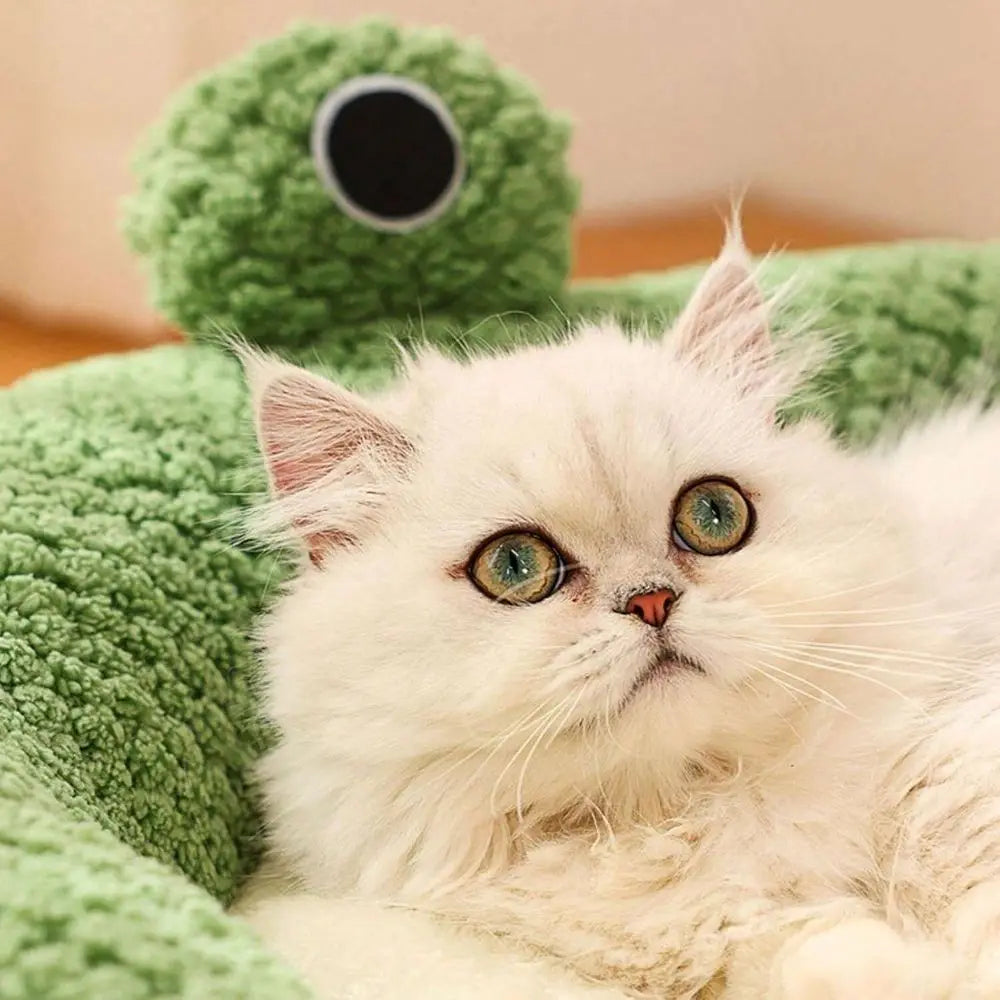 Dog Supplies Pet Furniture And Beds Dog Bed And Breathable Plush Cute Pet Bed, Open Design Warm Pet Nest, Suitable For Cats And