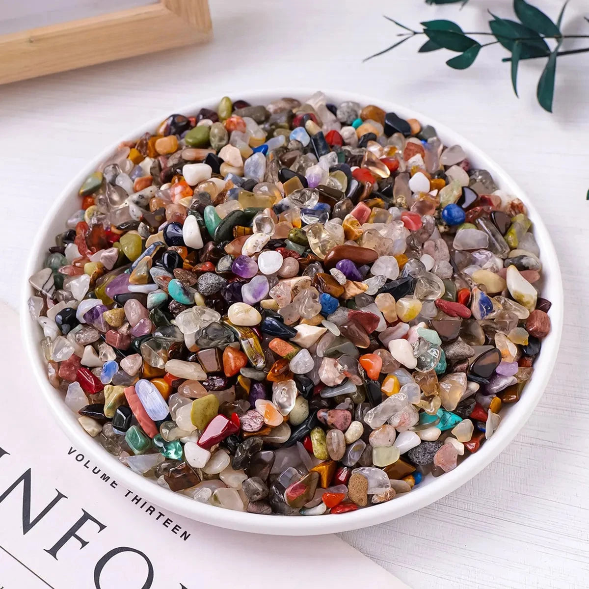 100g Natural Stones Mixed Crystal Material Crystal Gravel Stone Chips Ore Minerals Reiki Specimen Gemstones Aquarium Decoration