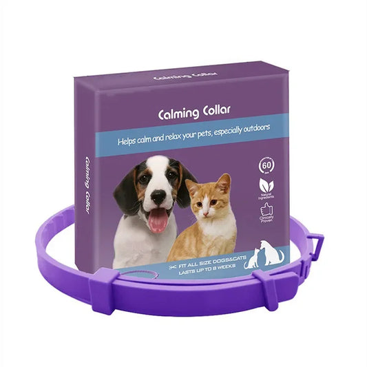 New Release Dog Calming Pheromone Collar cat Relieve Anxiety Adjustable Comfortable Collar For Puppy Kitten Large Dog Accessorie