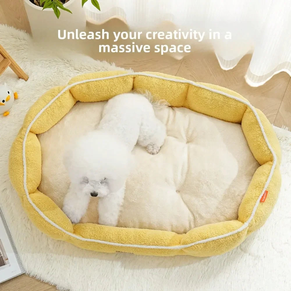 Dog Supplies Pet Furniture And Beds Dog Bed Pet Bed, Plush Thickened Dog Bed, ChResistant Nest For Small Medium Large Dogs, Soft