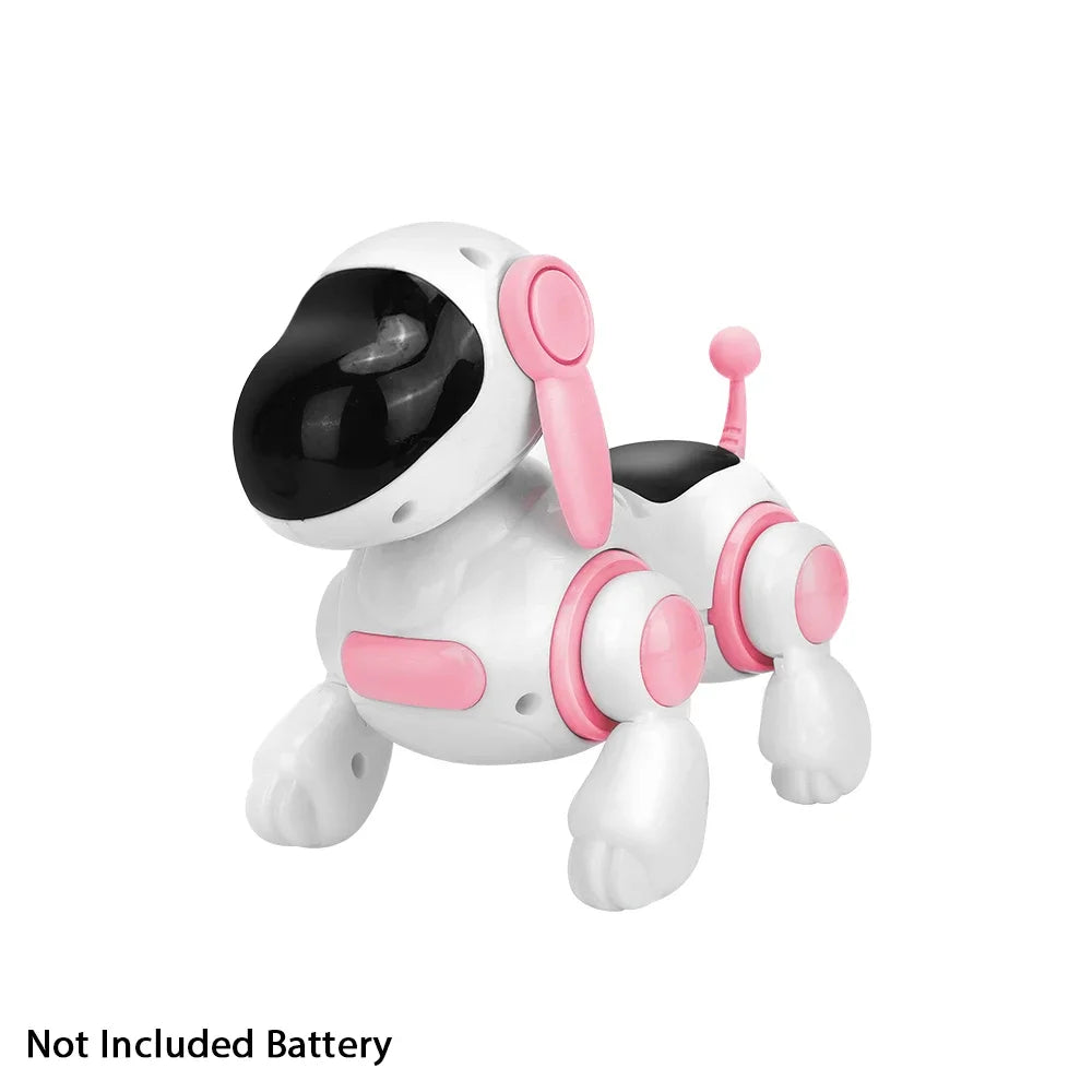 Smart Interactive Robotic Dog Toy, Simulated Walking with Light Sound Music, Crawling Interactive Toy for