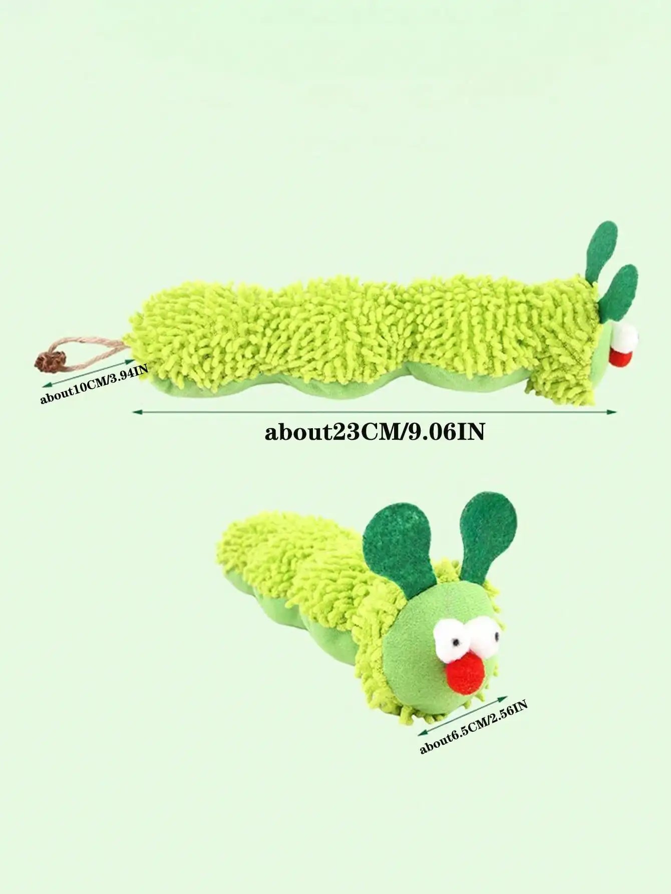Cat Toy Bionic Caterpillar Catnip Pillow, Caterpillar Cat Doll With Gall Fruit, Self-Entertainment Bionic Teaser Wand, Plush Doll Pillow Pet Supplies