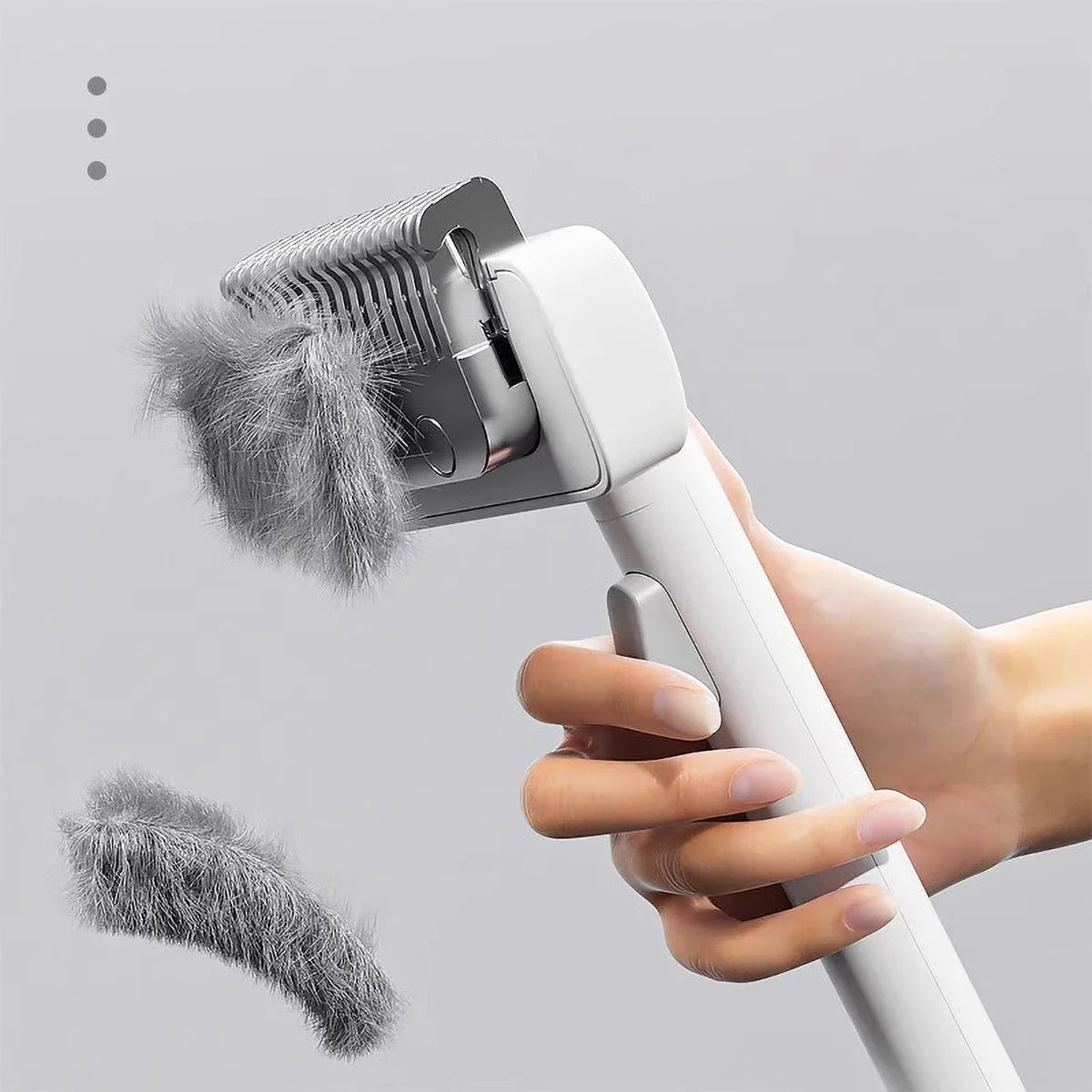 Stainless Steel Pet Comb with Rounded Knife Head - Dog Grooming Tool for Thinning Hair Gentle on Skin Grooming dog Combs Dog kit