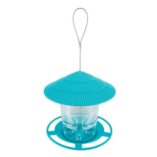 Window Wild Bird Feeder House Transparent Plastic Bird Feeder Hanging Peanut Nut Feeding Station Garden Seed Dispenser